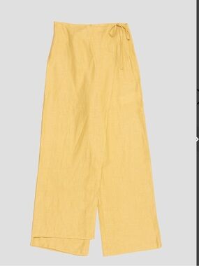 NWT Rita Row Root Linen Pants in Pineapple Size 40